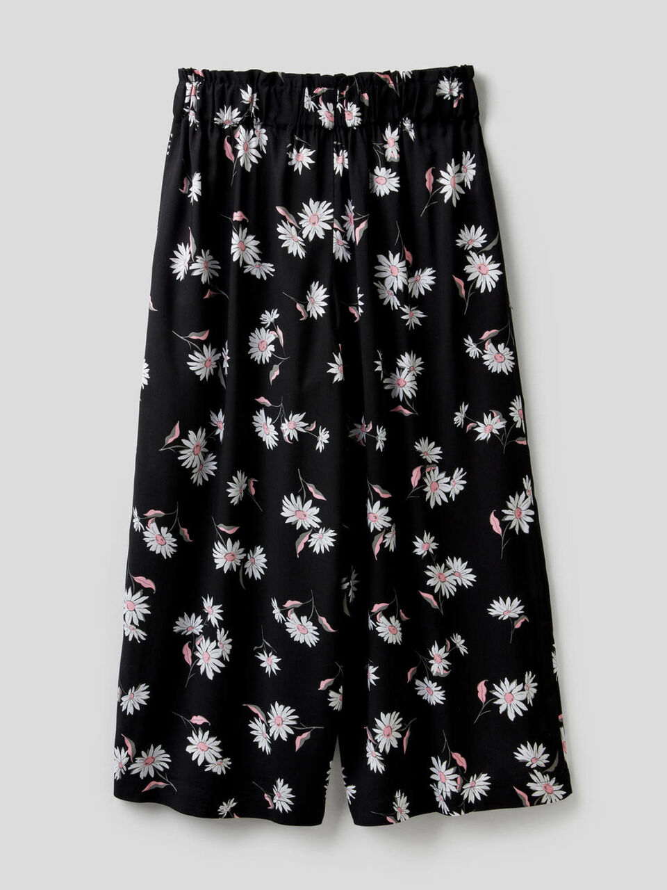 Patterned flared trousers image number 2