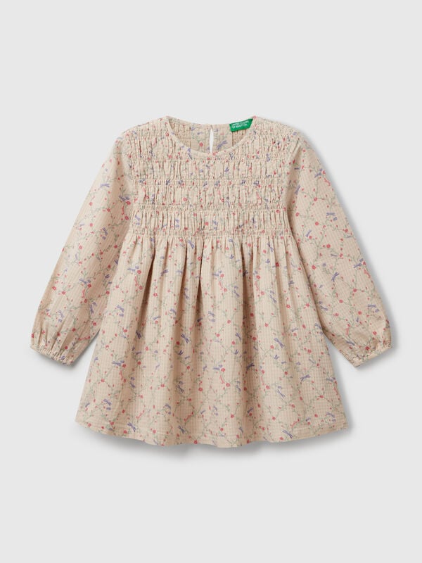 Floral dress in cotton Junior Girl