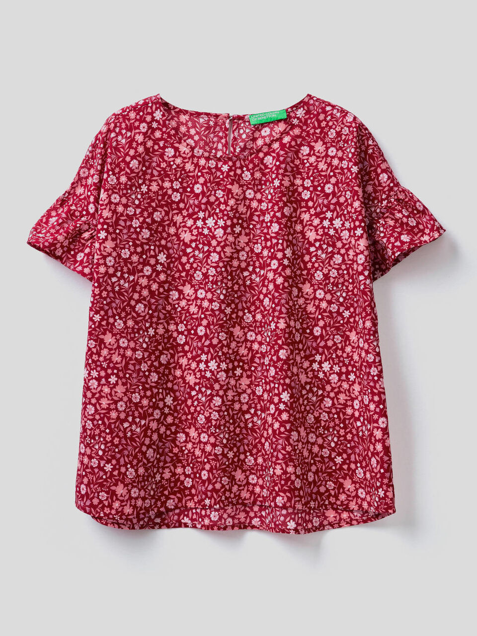Bluse mit Volant-Ärmeln image number 1