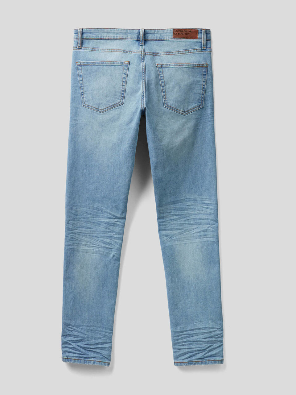 Jeans straight leg in cotone stretch image number 2