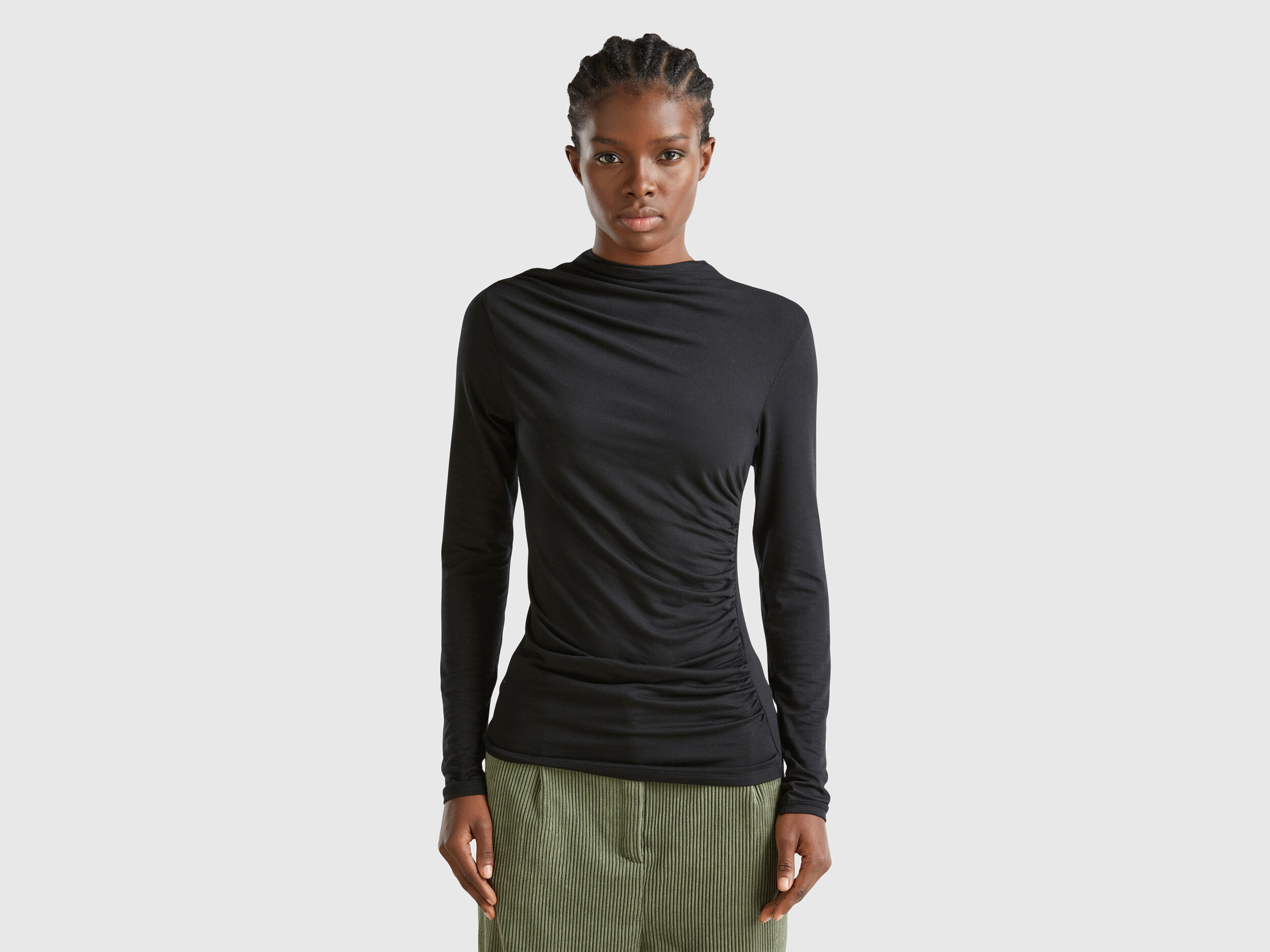 Women s Long Sleeve T shirts New Collection 2024 Benetton