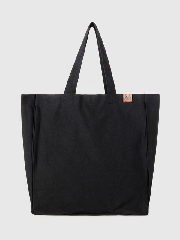 Shopping bag in canvas Donna