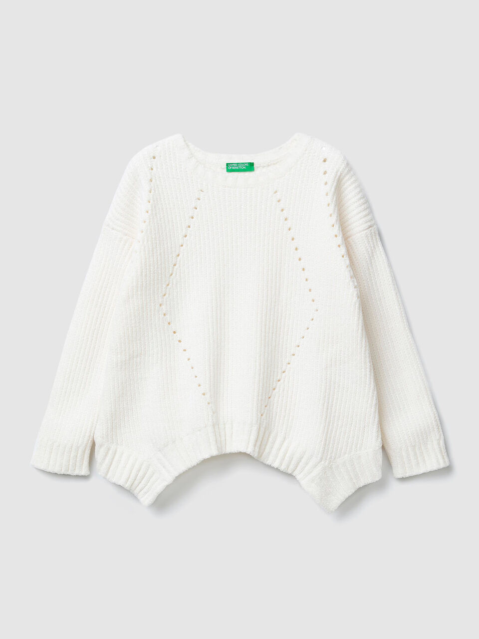 Pull asymétrique en chenille image number 1