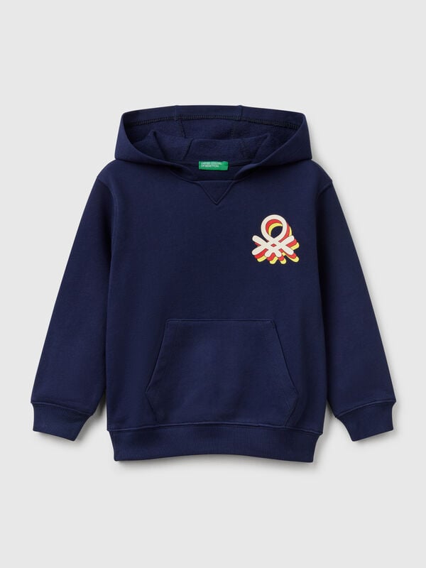 Kapuzenpulli aus 100% Baumwolle Jungen