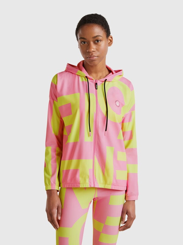 Sporty sweatshirt with logo print Women