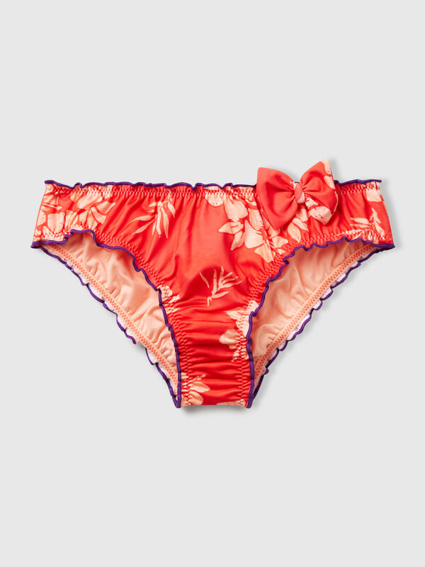 Slip mare con stampa floreale Bambina