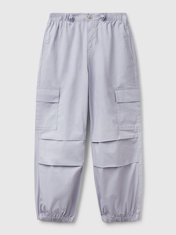 Cargohose aus Stretch-Baumwolle Mädchen