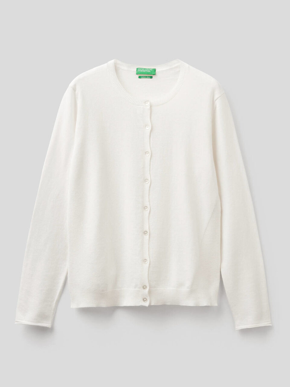 Cardigan in misto cashmere image number 1