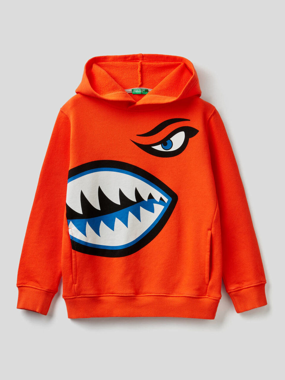 Sweatstoff in 100% Baumwolle mit Maxi-Print image number 1