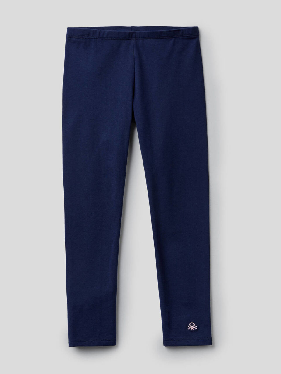 Stretch cotton leggings image number 1