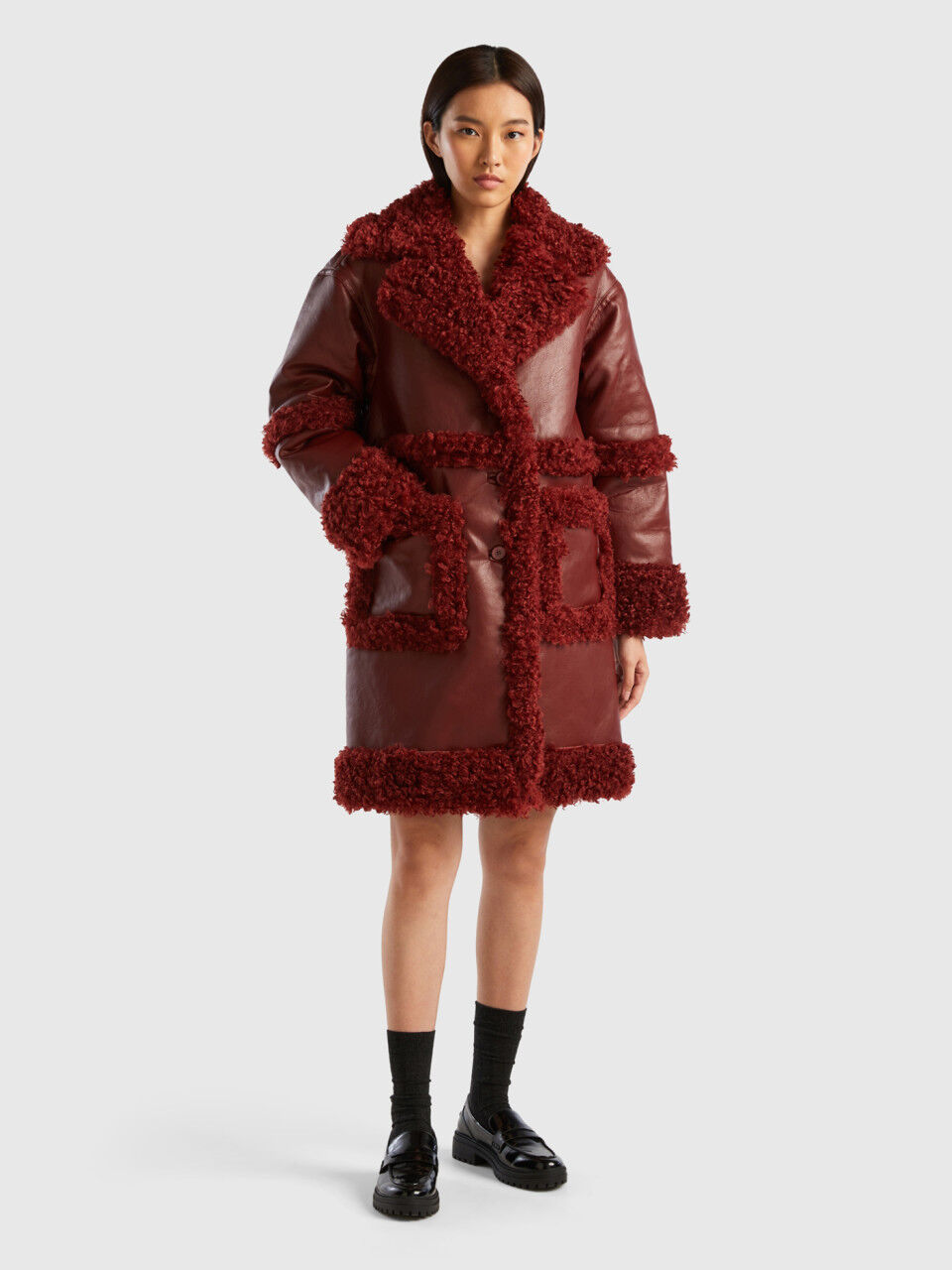 Cappotti donna benetton new arrivals