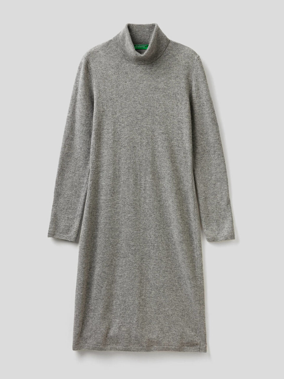Vestito in maglia con collo alto image number 1