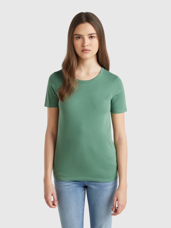 T-shirt in cotone a fibra lunga Donna