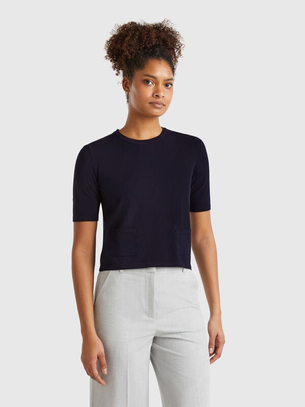 Pull à manches courtes Femme