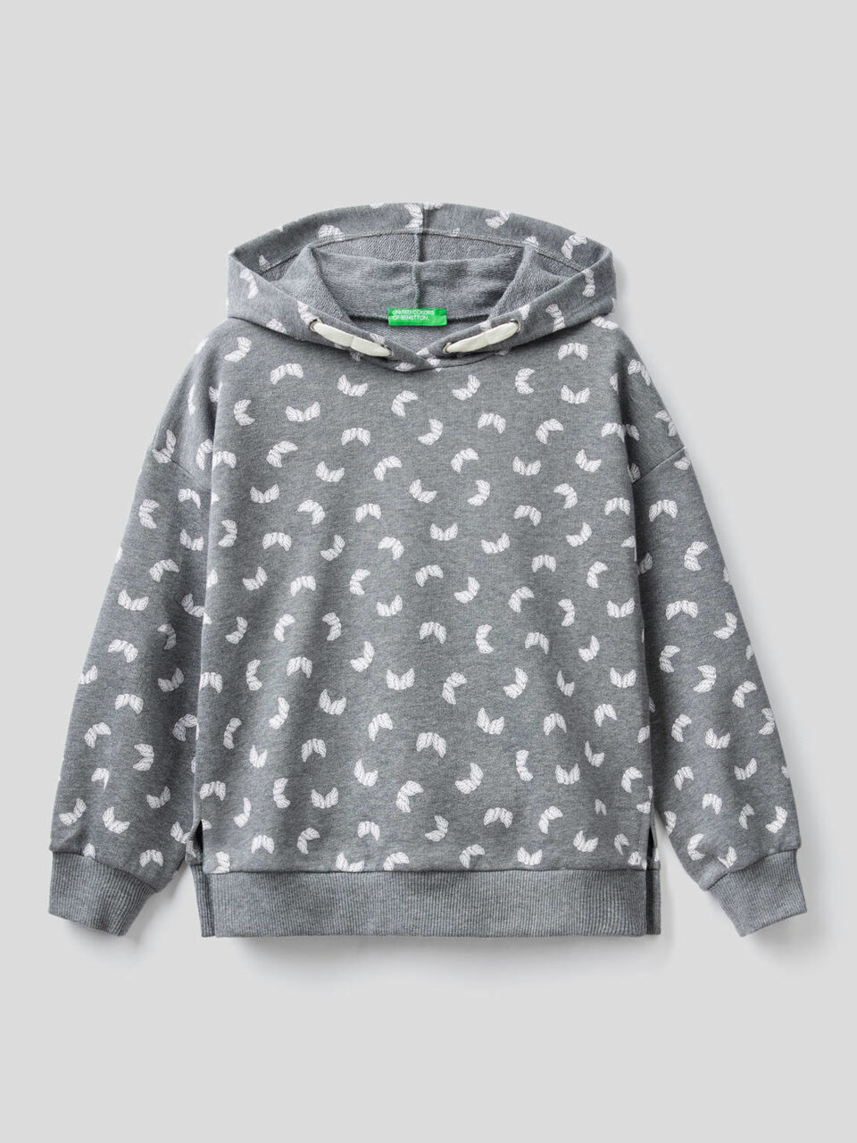 Gemustertes Sweatshirt mit Kapuze image number 1