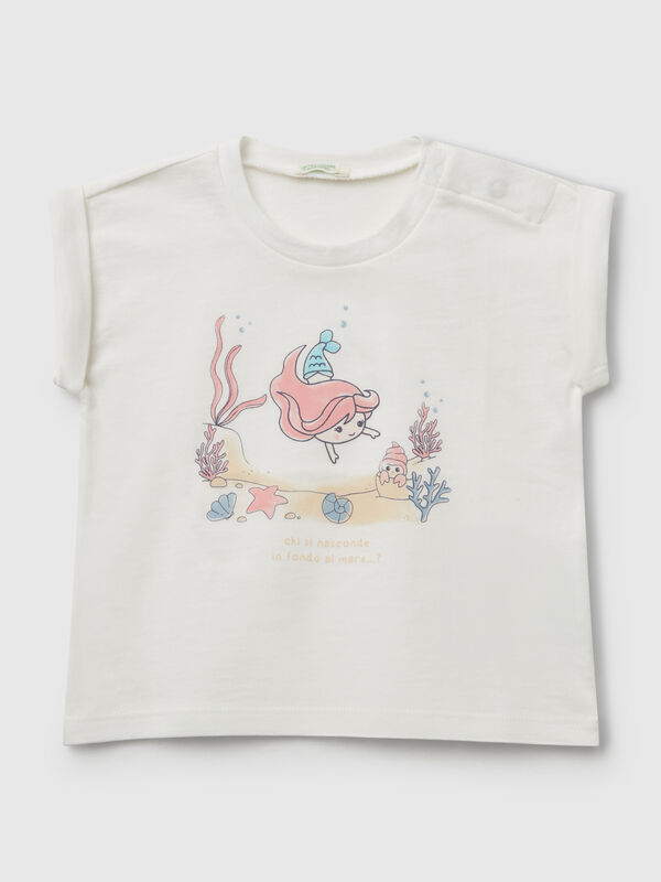T-shirt à manches courtes avec imprimé Naissancede
