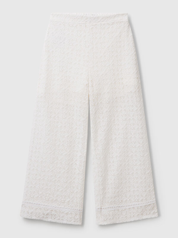 Weite Spitzenhose Mädchen