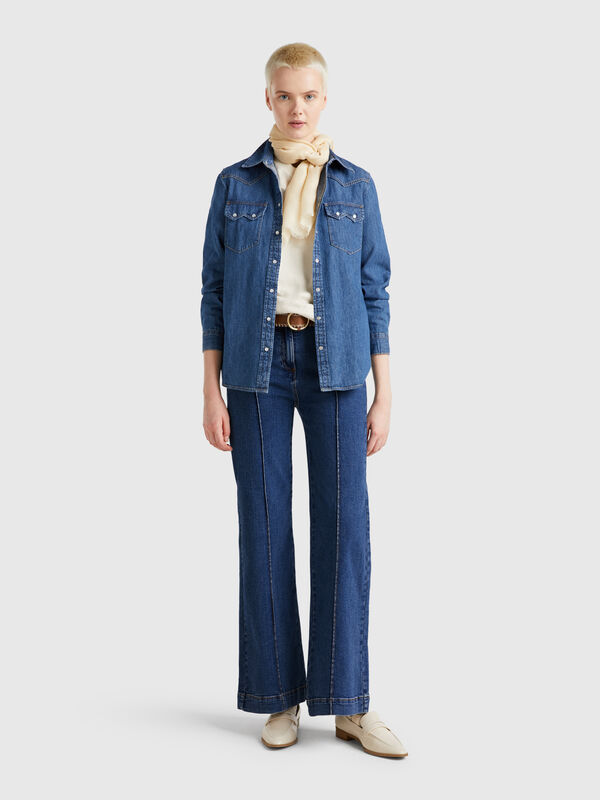 High-waisted flare fit jeans Women