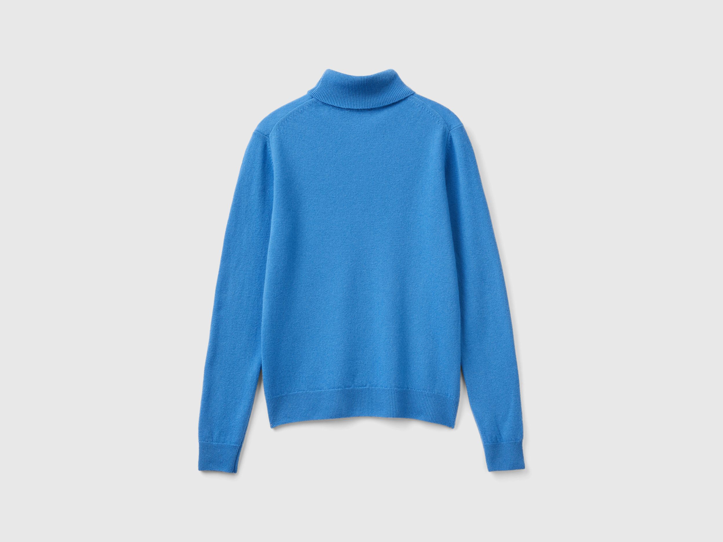 Pull col roulé shop benetton femme