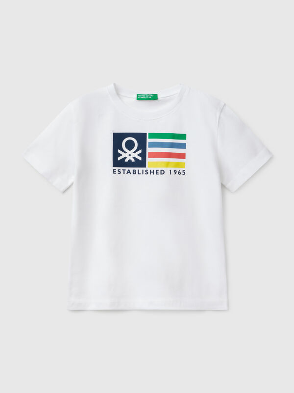 T-Shirt mit Logodruck Jungen