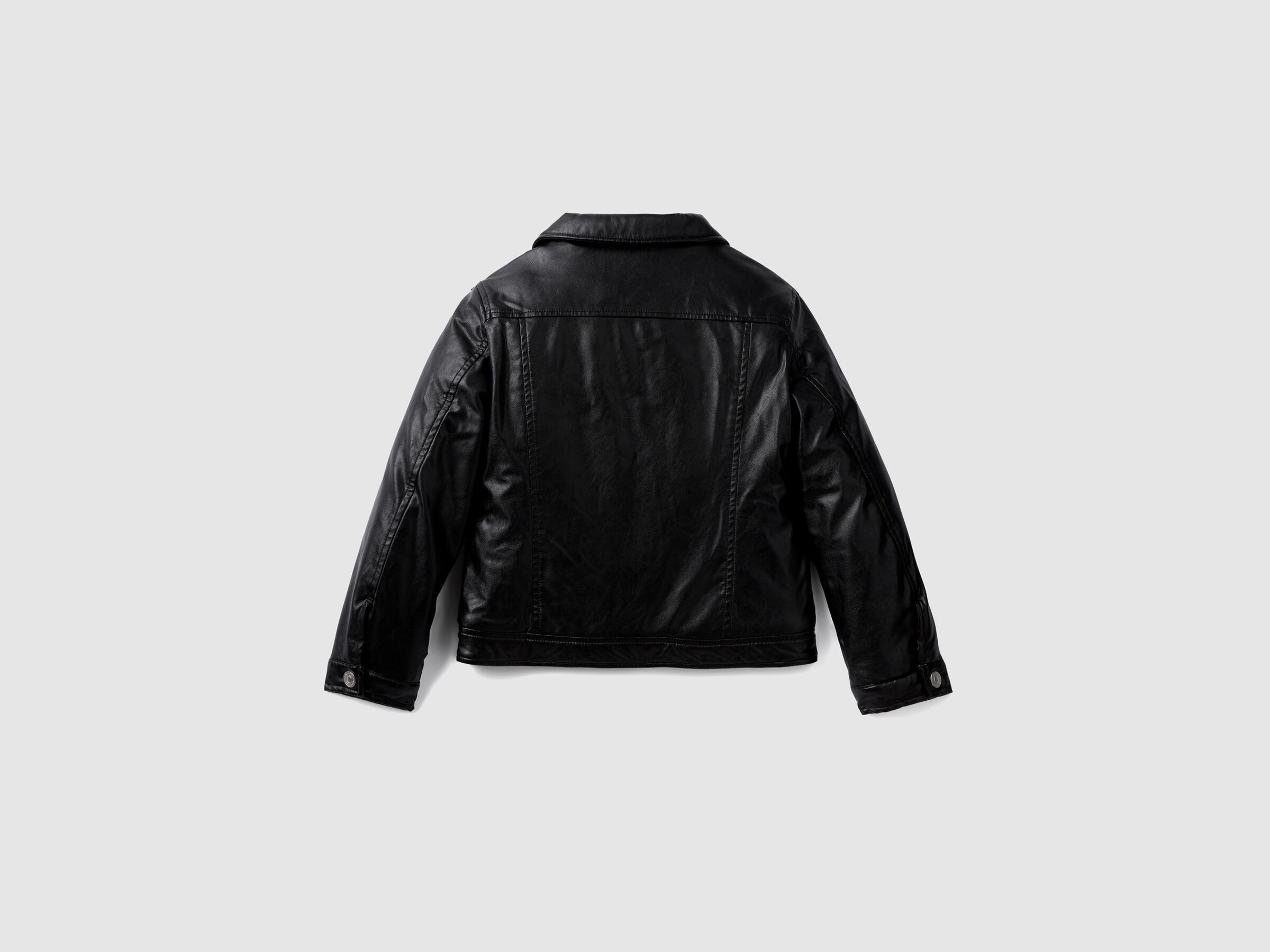 Nietenlederjacke aus Lederimitat image number null