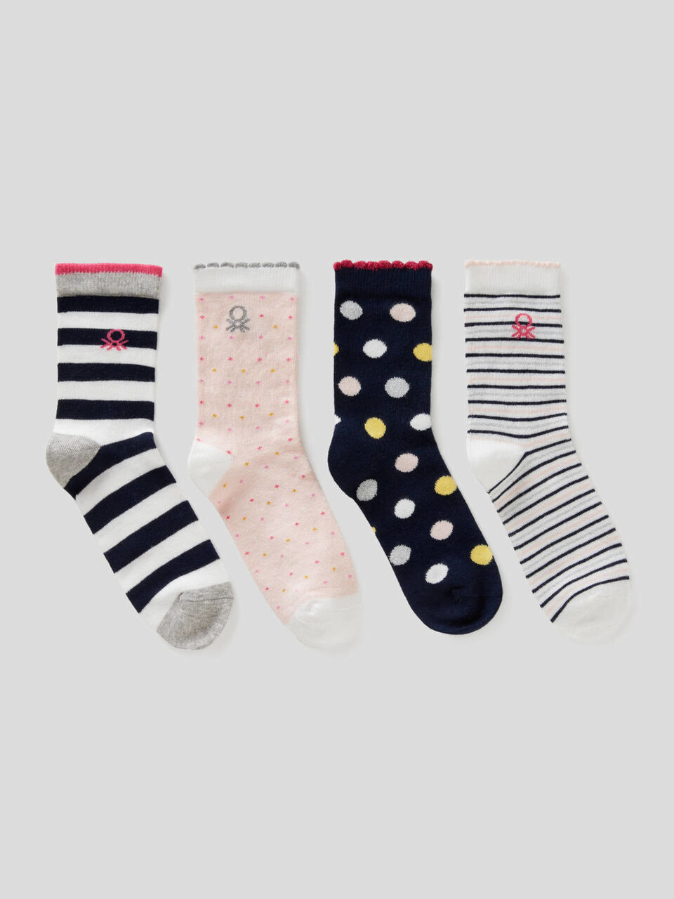 Vier Paar gemusterte Socken image number 1