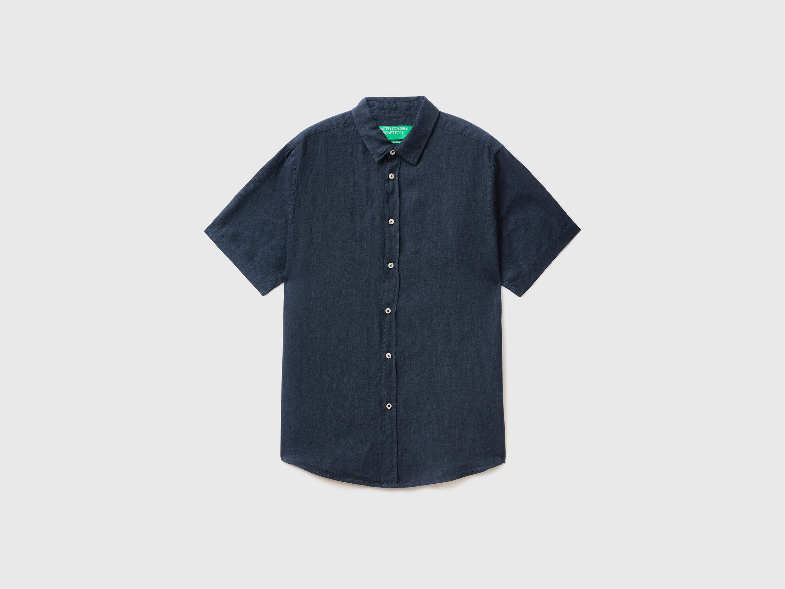 Benetton camicia new arrivals lino