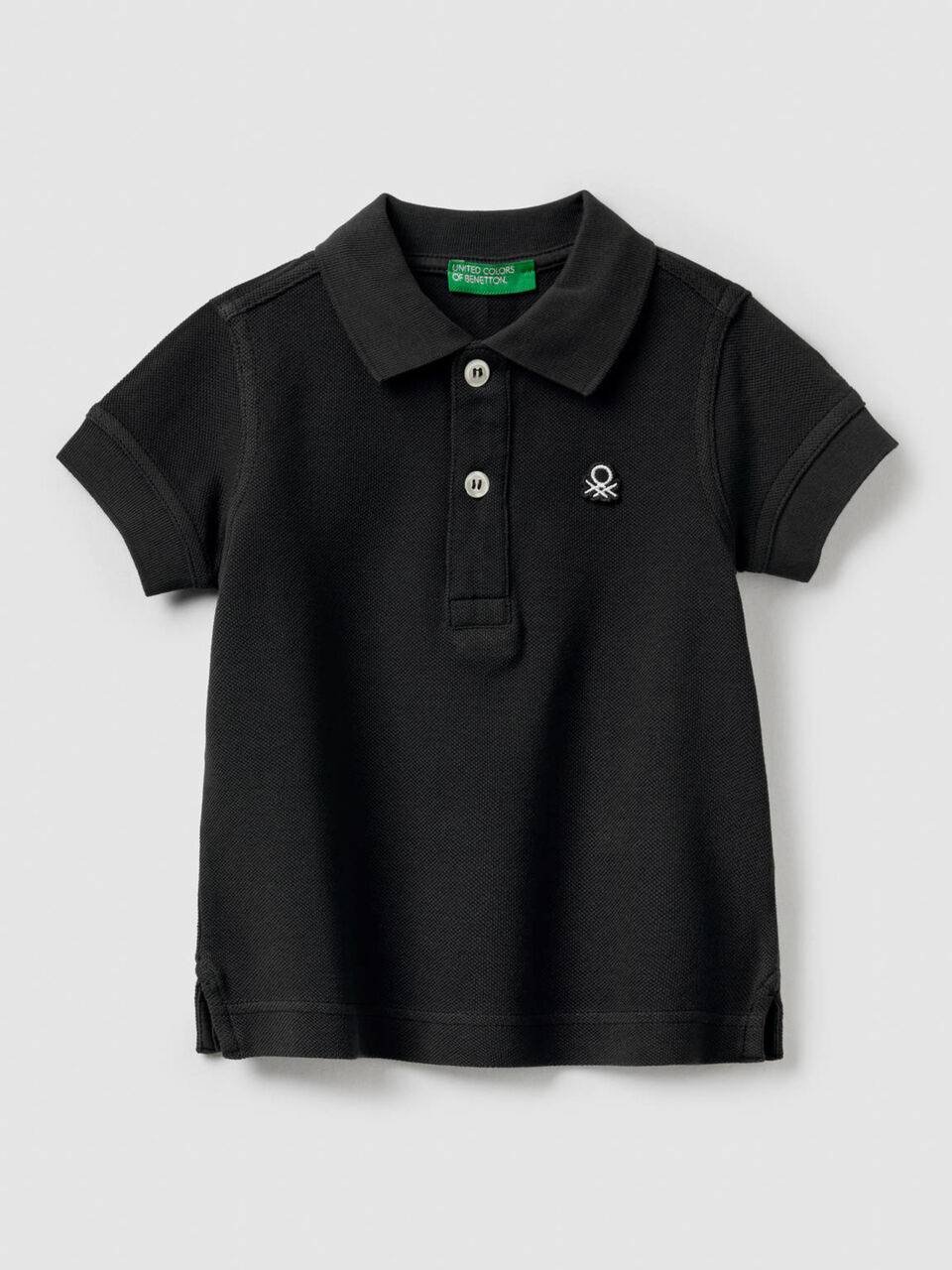 Polo in pure cotton pique image number null