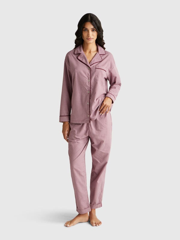 Pantalon à carreaux Femme