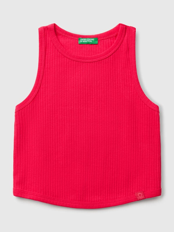 Geripptes Tanktop Mädchen