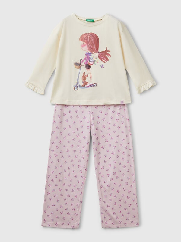 Pyjama imprimé poupée Filles