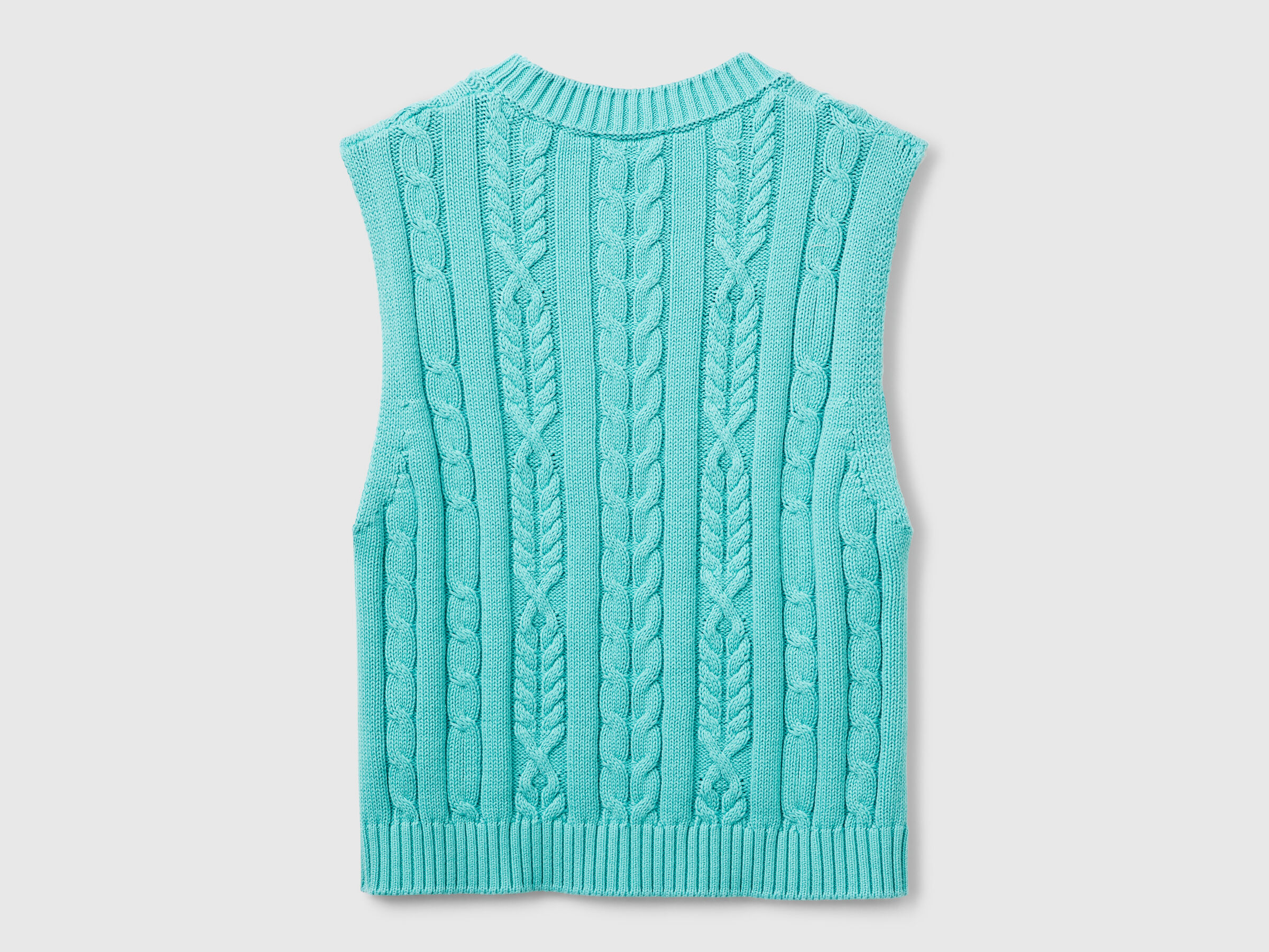 SLEEVELESS SWEATER Women image number 4