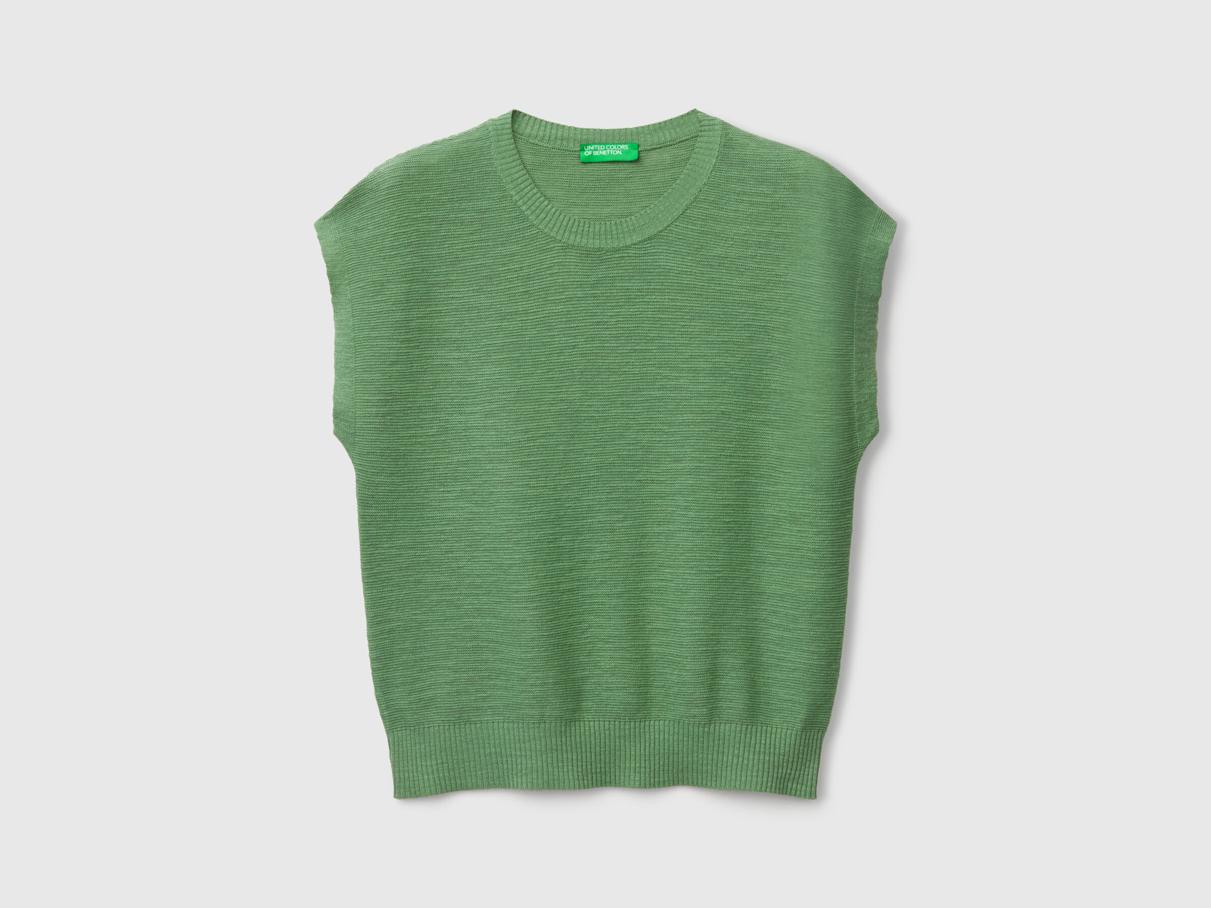 SLEEVELESS SWEATER Femme image number 3