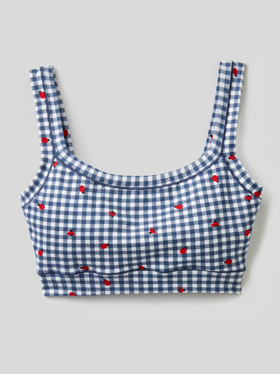 Superstretchiger Brassière mit Muster image number 1