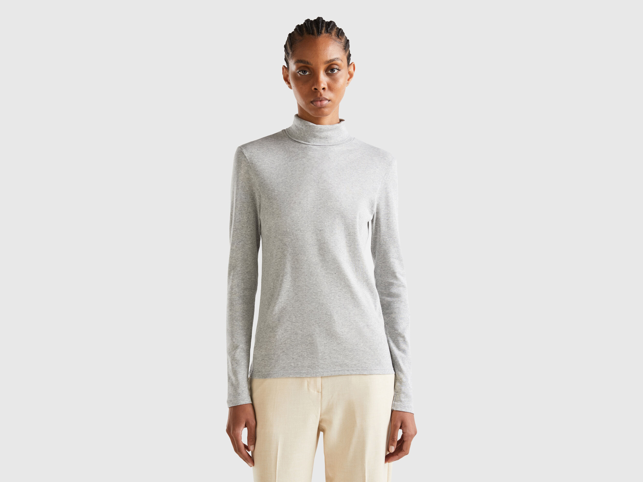 Tee shirt col montant manches longues store