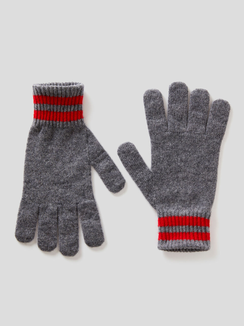 Gloves in Shetland wool blend image number 1