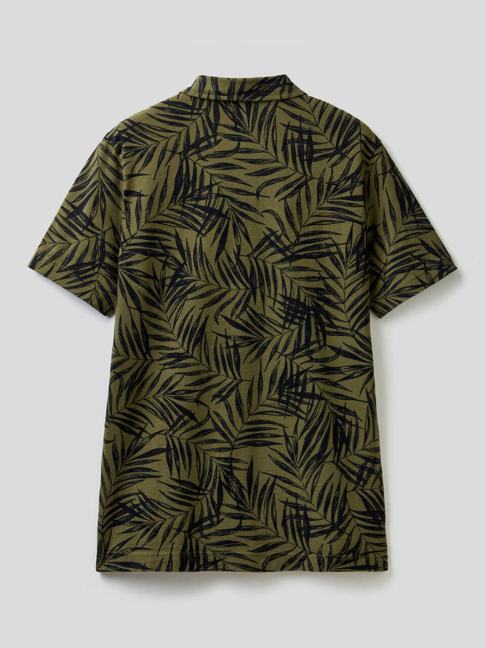 Gemustertes Poloshirt 100% Baumwolle image number 2