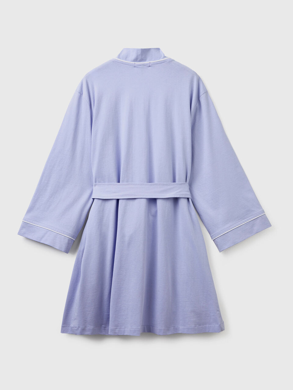 Midi dressing gown in pure viscose image number 2