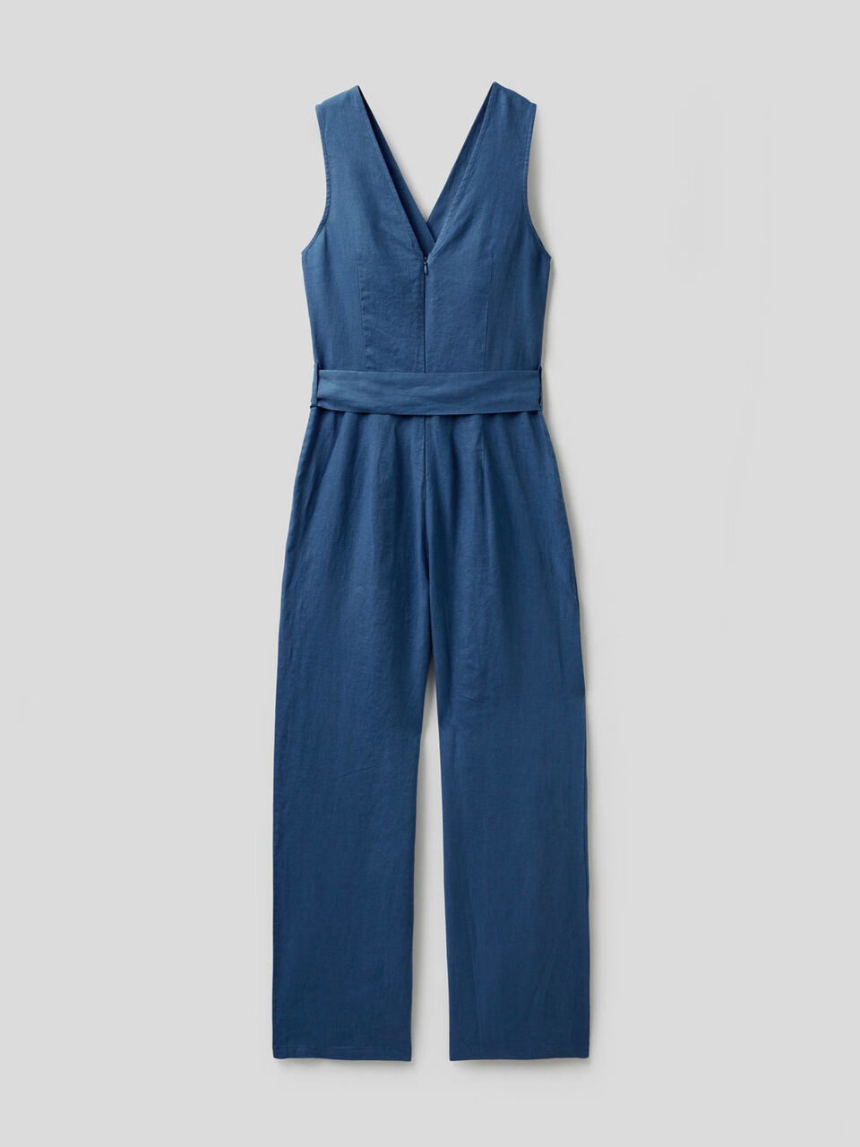 Jumpsuit in pure linen image number 2