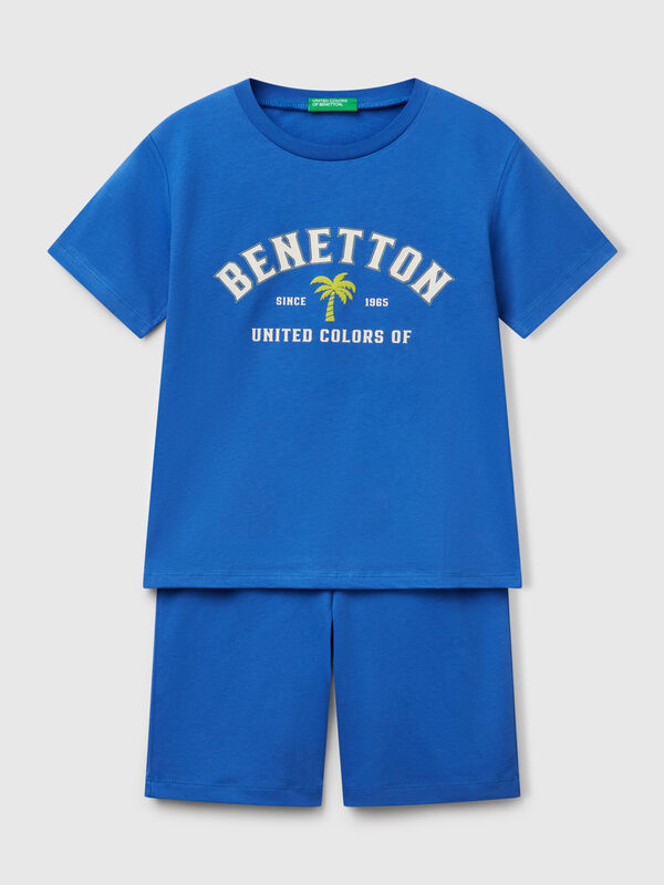 Pyjamas in 100% cotton with logo Junior Boy