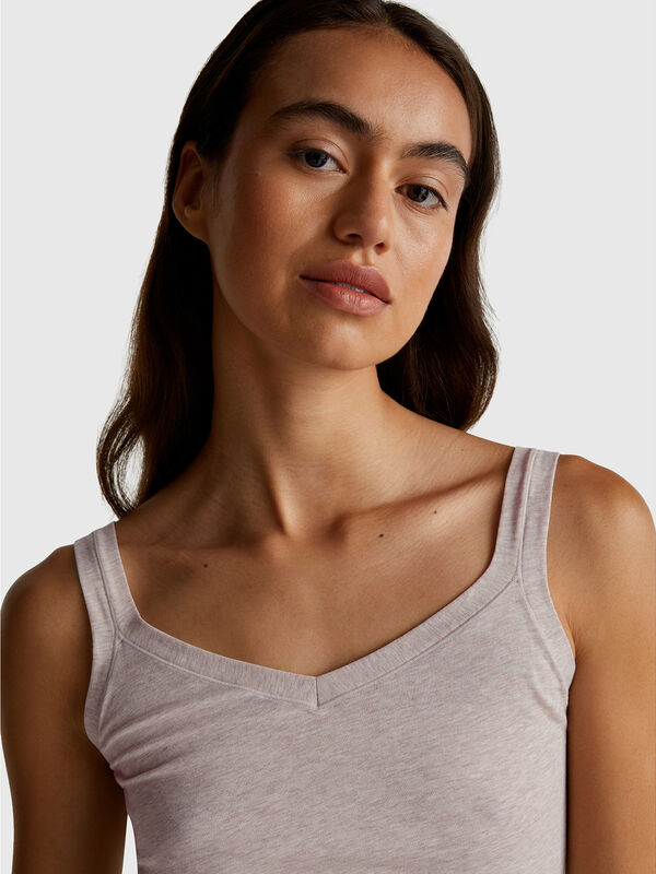 Tanktop aus superelastischer Baumwolle Damen