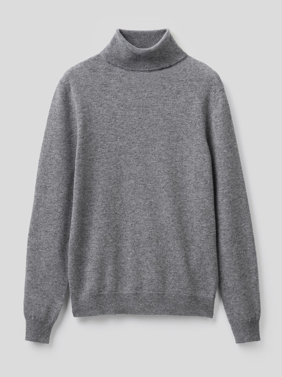 Pull chaud col roulé en pure laine vierge image number 1