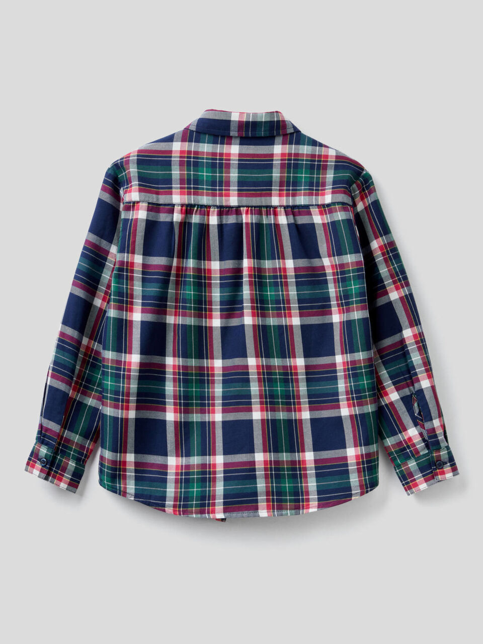 Check shirt in cotton blend image number 2