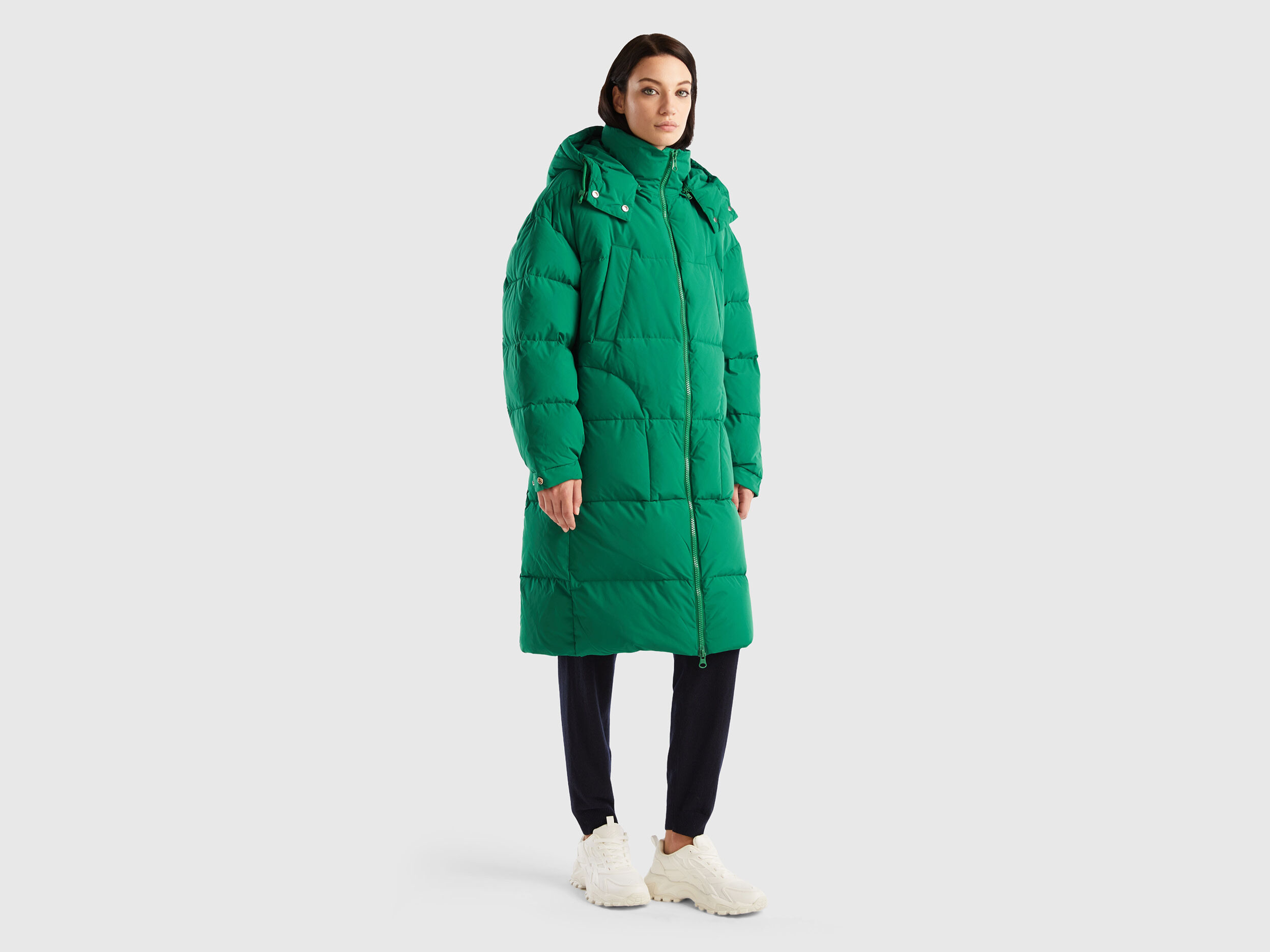 Piumino lungo benetton on sale donna