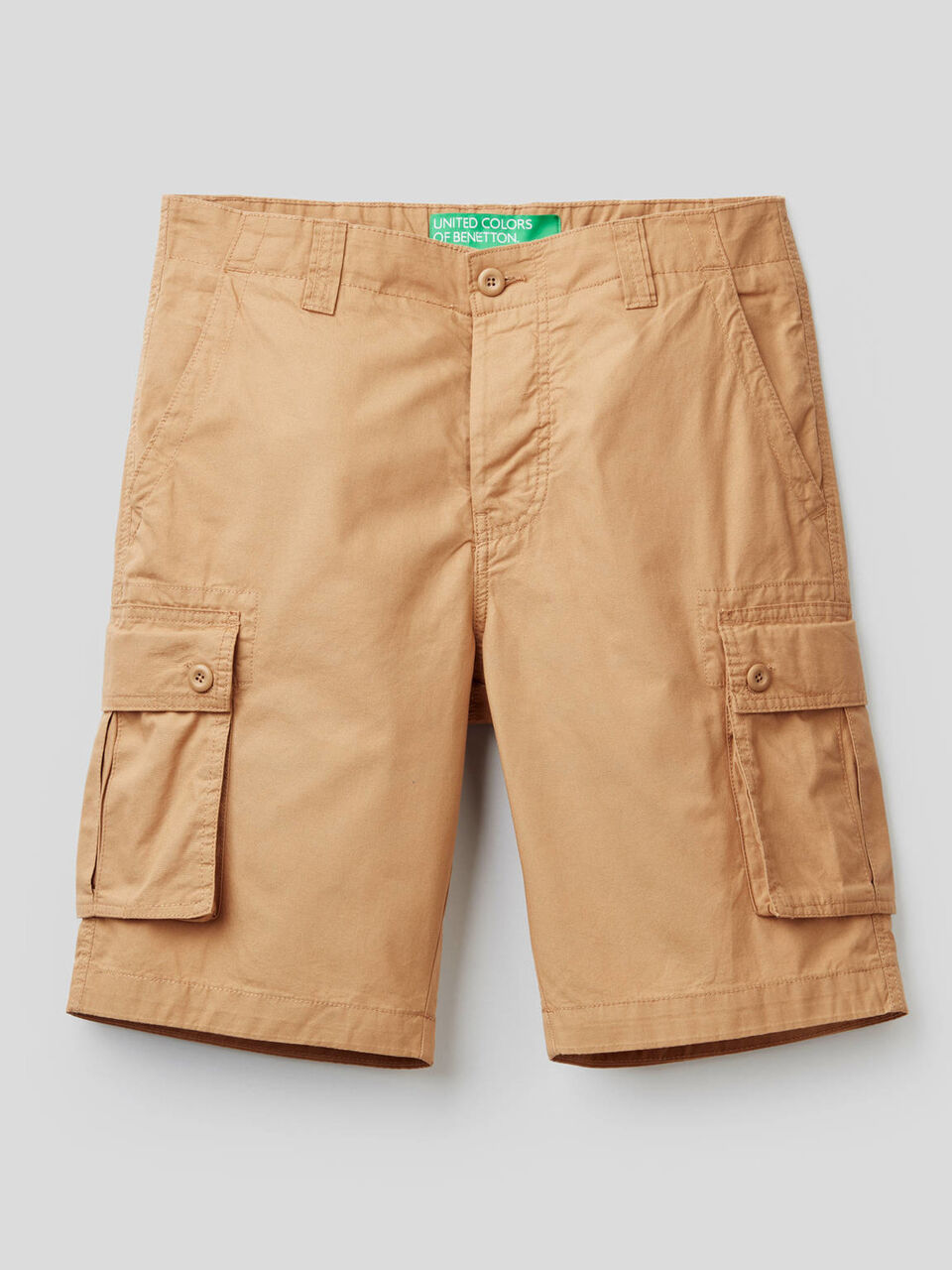 Bermuda cargo in puro cotone image number 1