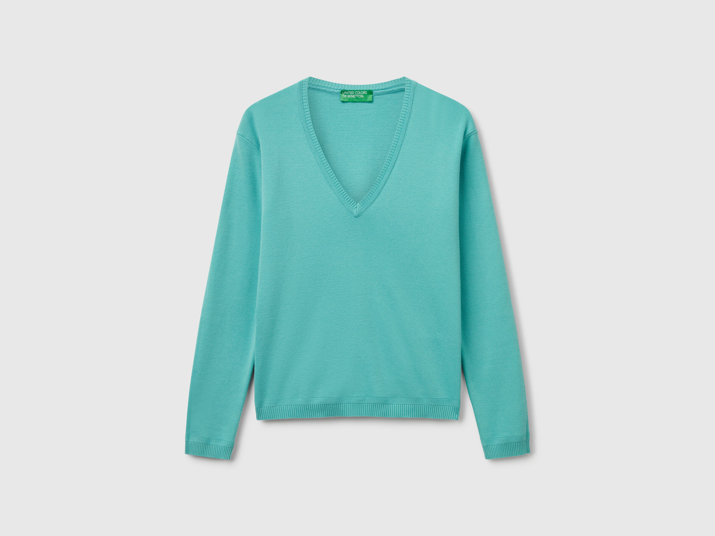 V NECK SWEATER L/S Women image number 3