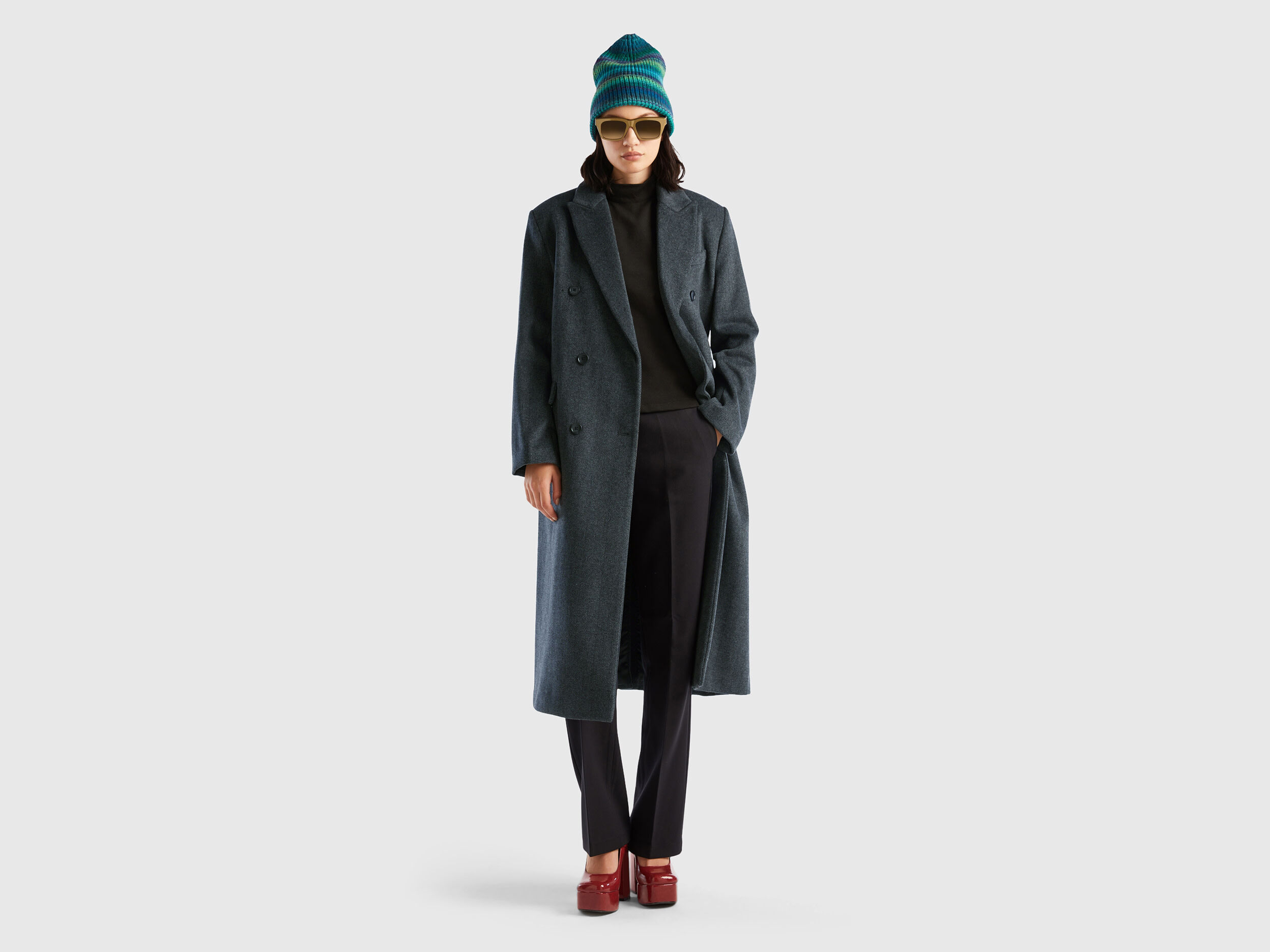 Benetton top coat sale
