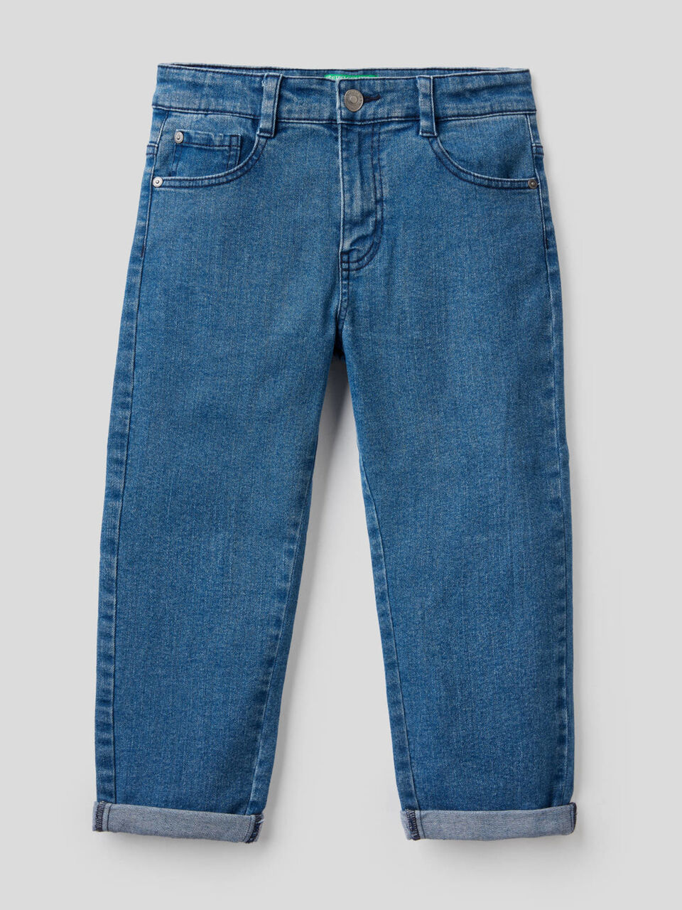 Jeans carrot in denim stretch image number 1