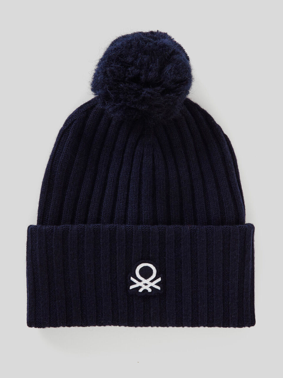 Béret avec logo et pompon image number 1