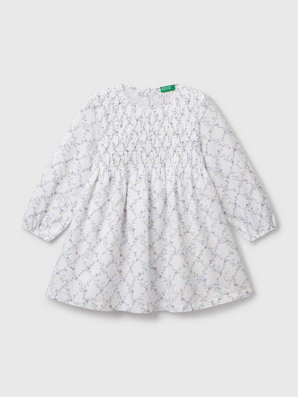 Floral dress in cotton Junior Girl